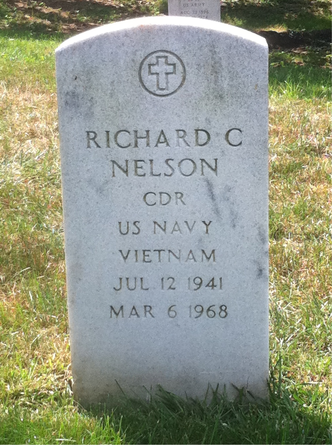 Headstone of Richard Crawford Nelson