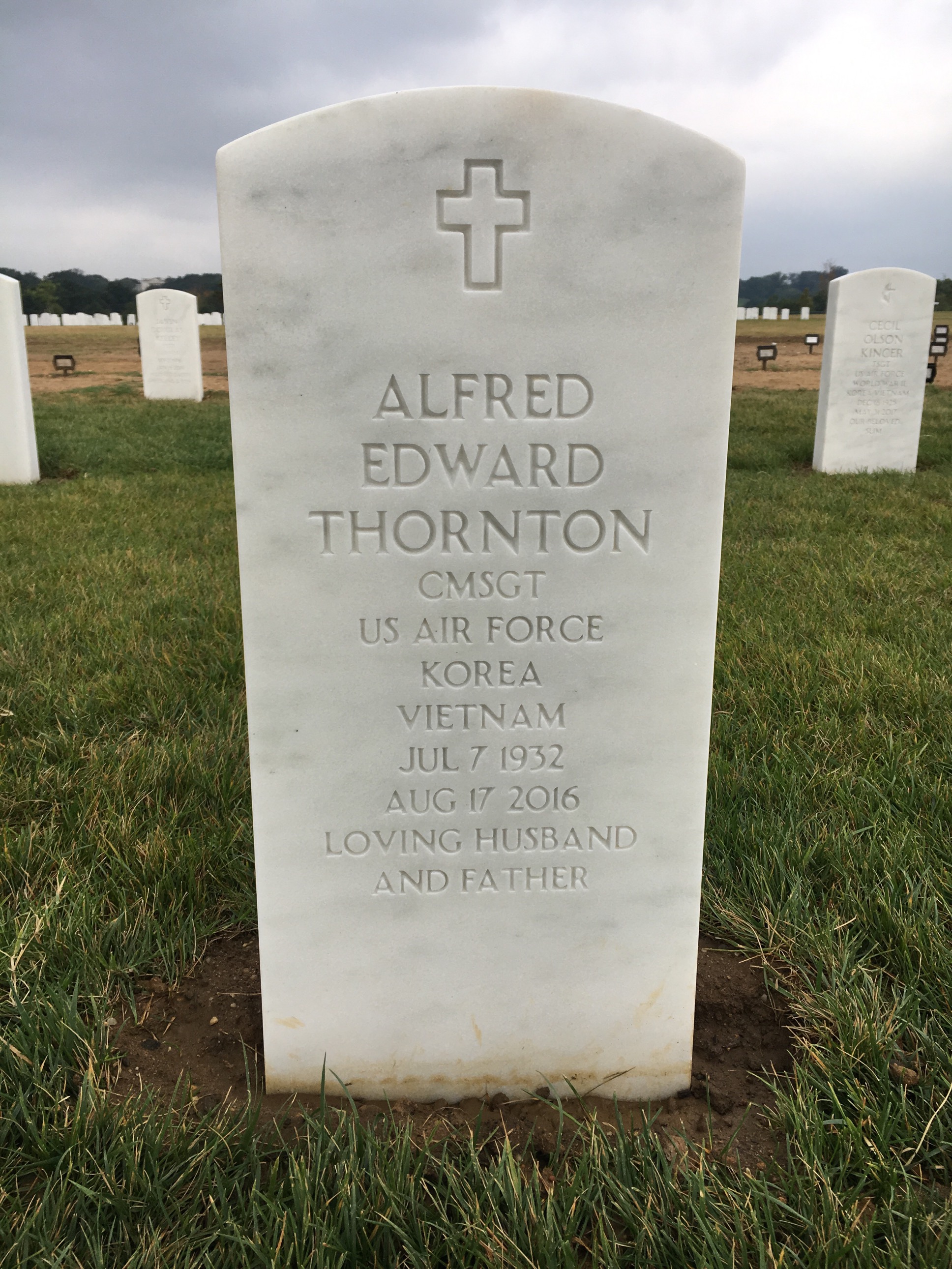 Headstone of Alfred Edward Thornton