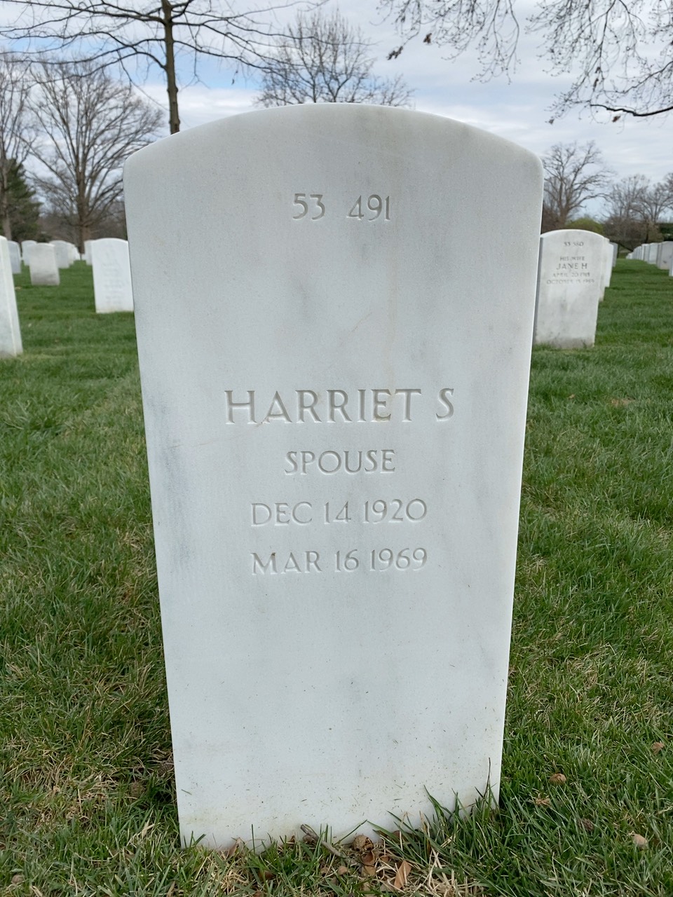 Headstone shared by 2 interments, including James Charles Baxter