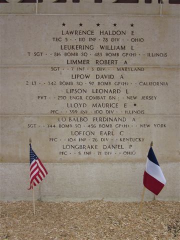 Headstone shared by 7 interments, including David Abraham Lipow