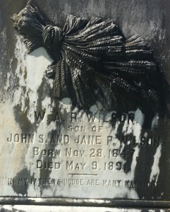 Headstone of W. A. R. Wilson