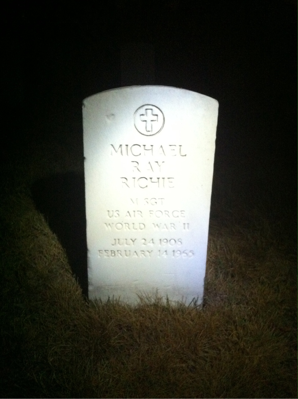 Headstone of Michael R Richie
