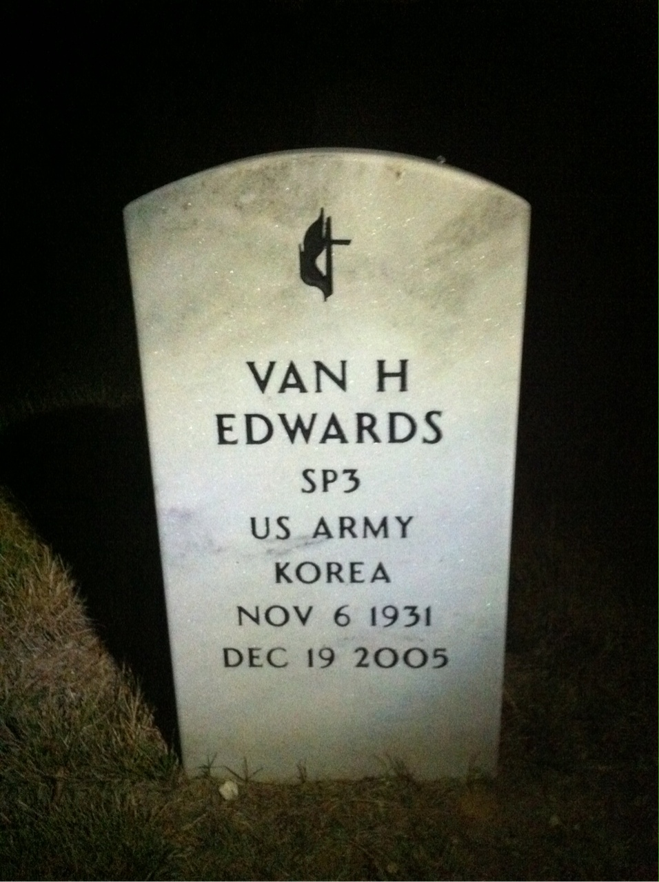 Headstone of Van Henry Edwards