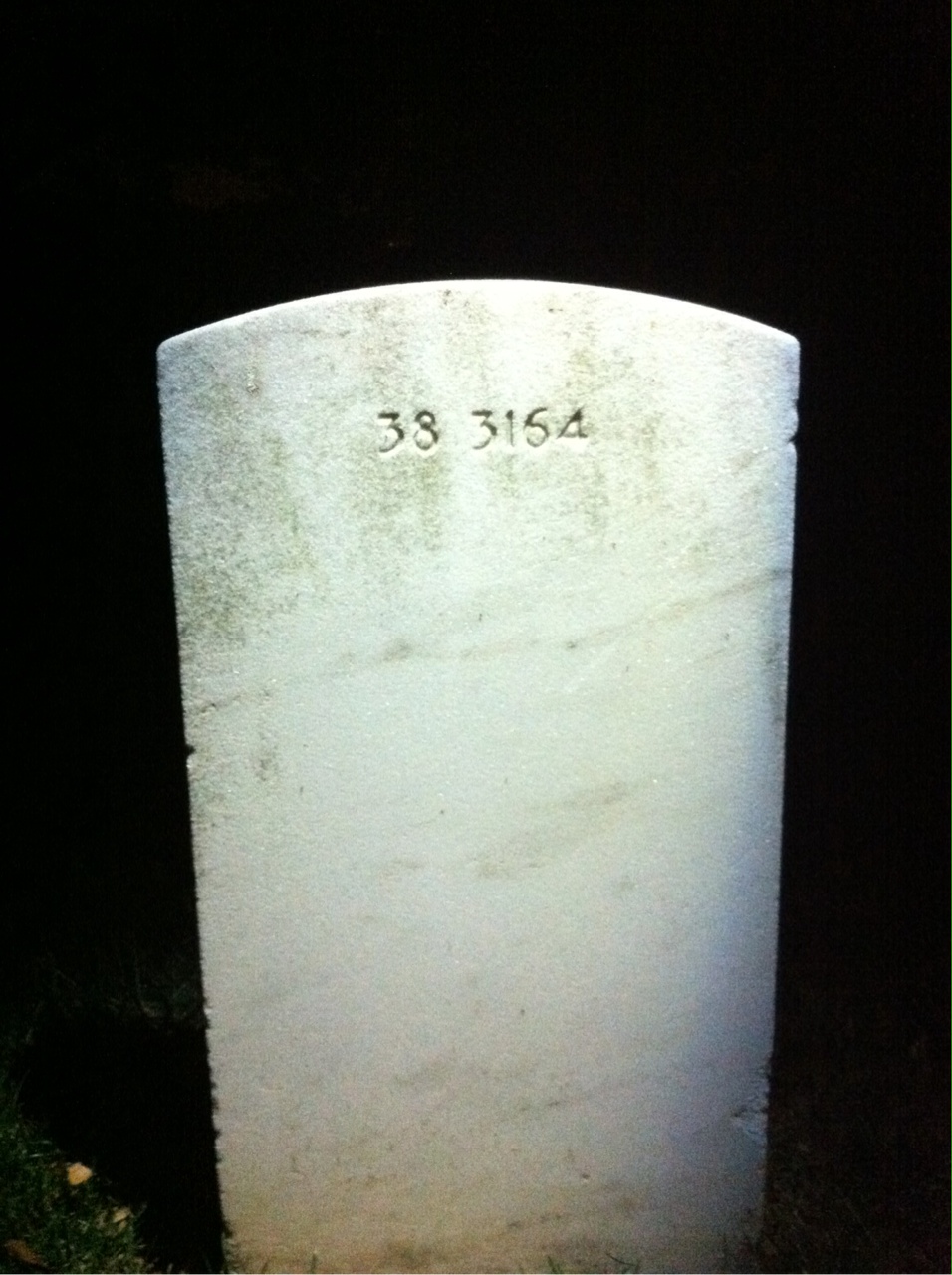 Headstone of Johanna M Walker