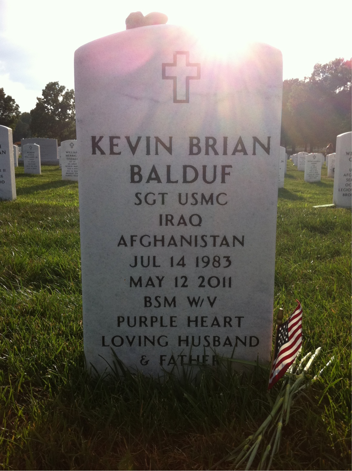 Headstone of Kevin Brian Balduf
