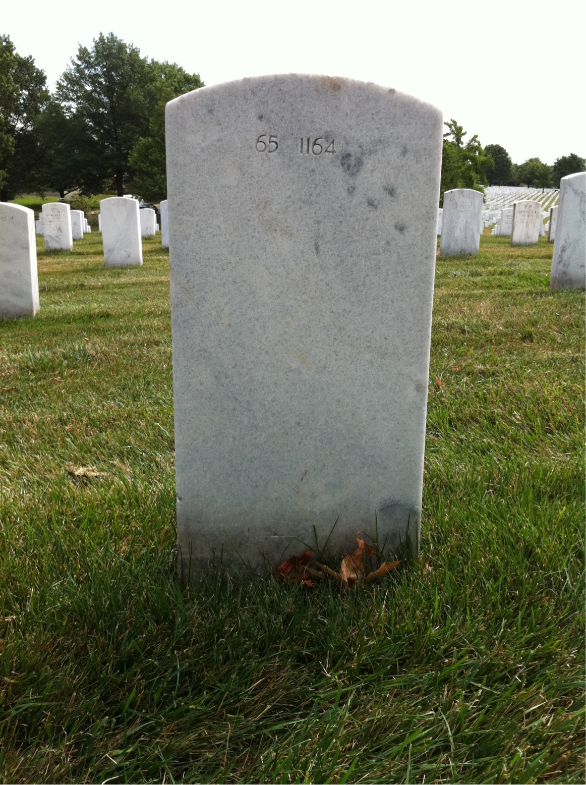 Headstone of James E Hoctor