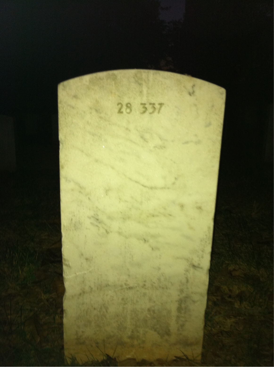 Headstone of Clara M Wighington