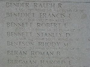 Headstone shared by 3 interments, including Harold Eugene Bergman