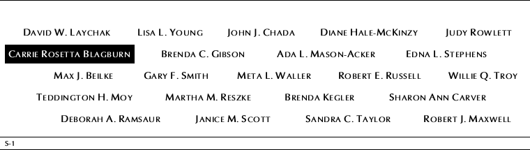 Panel S-1, South Pool, National September 11 Memorial