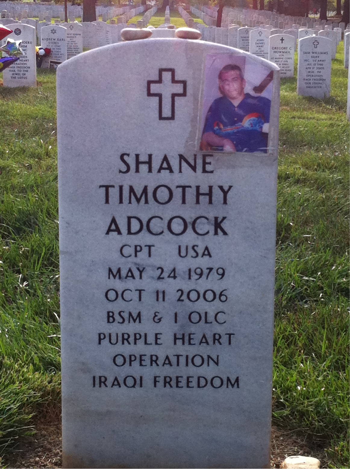 Headstone of Shane Timothy Adcock