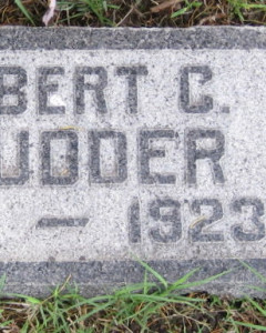 Headstone of Robert C. Scudder