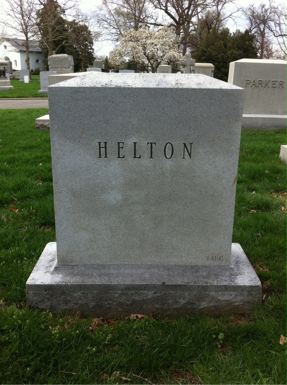 Headstone of Harry Meigs Helton