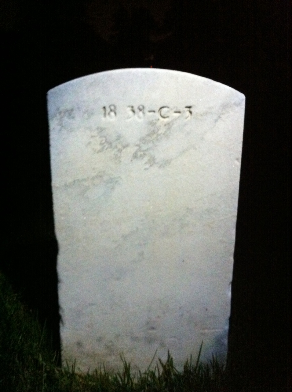 Headstone of Howard E Grinage