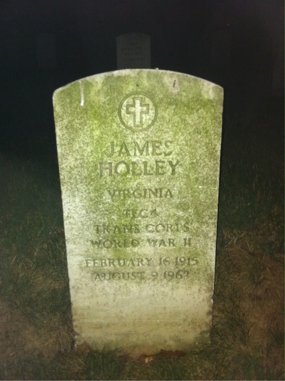 Headstone of James Holley