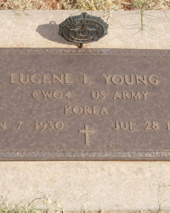 Headstone of Eugene L. Young