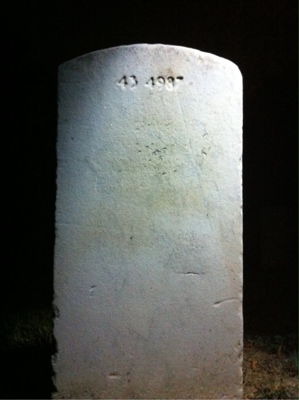 Headstone of John F Benner