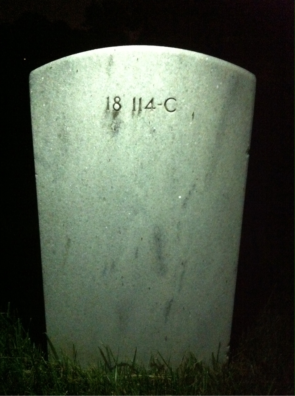 Headstone of Louise D McLuckie