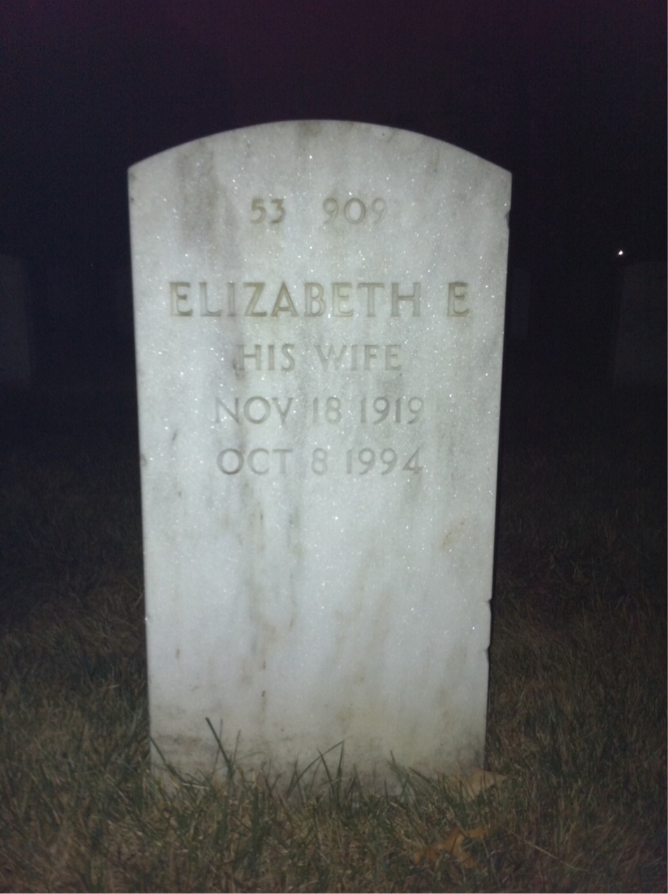 Headstone shared by 2 interments, including John P Duffy