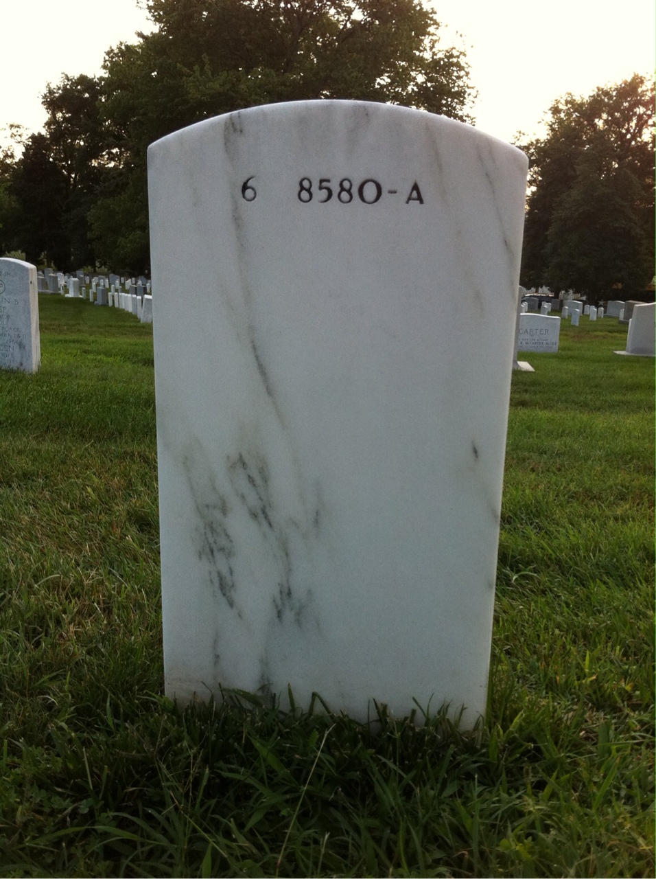 Headstone of John A Mayol