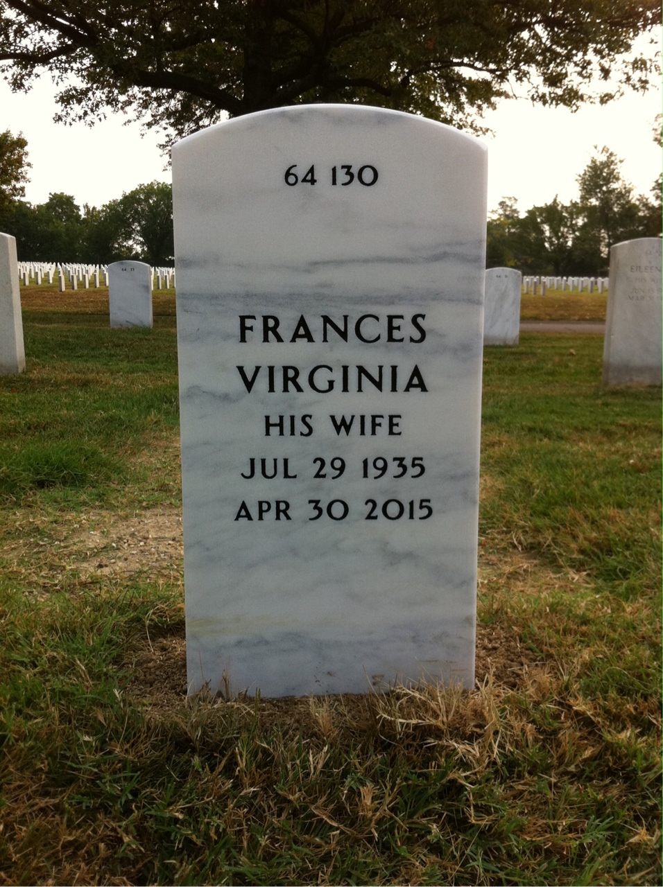 Headstone shared by 2 interments, including George William Antle