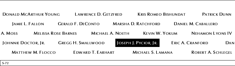 Panel S-72, South Pool, National September 11 Memorial