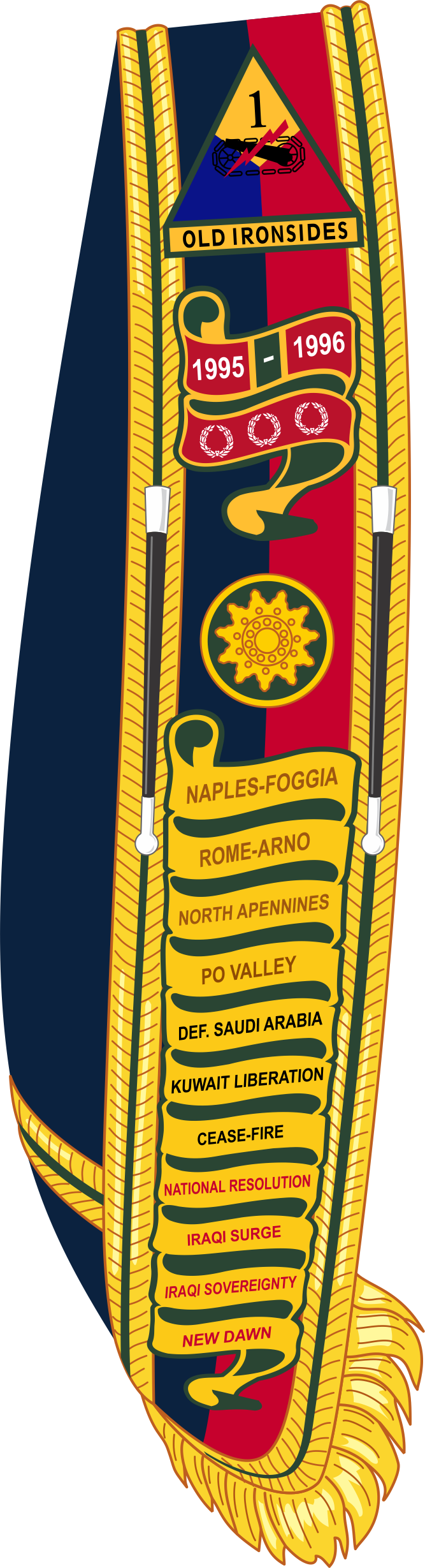1st Armored Division Band — Baldric