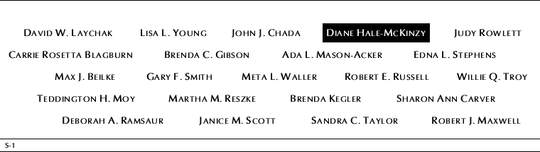 Panel S-1, South Pool, National September 11 Memorial