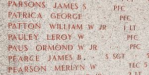 Headstone of Leroy Woodward Pauley