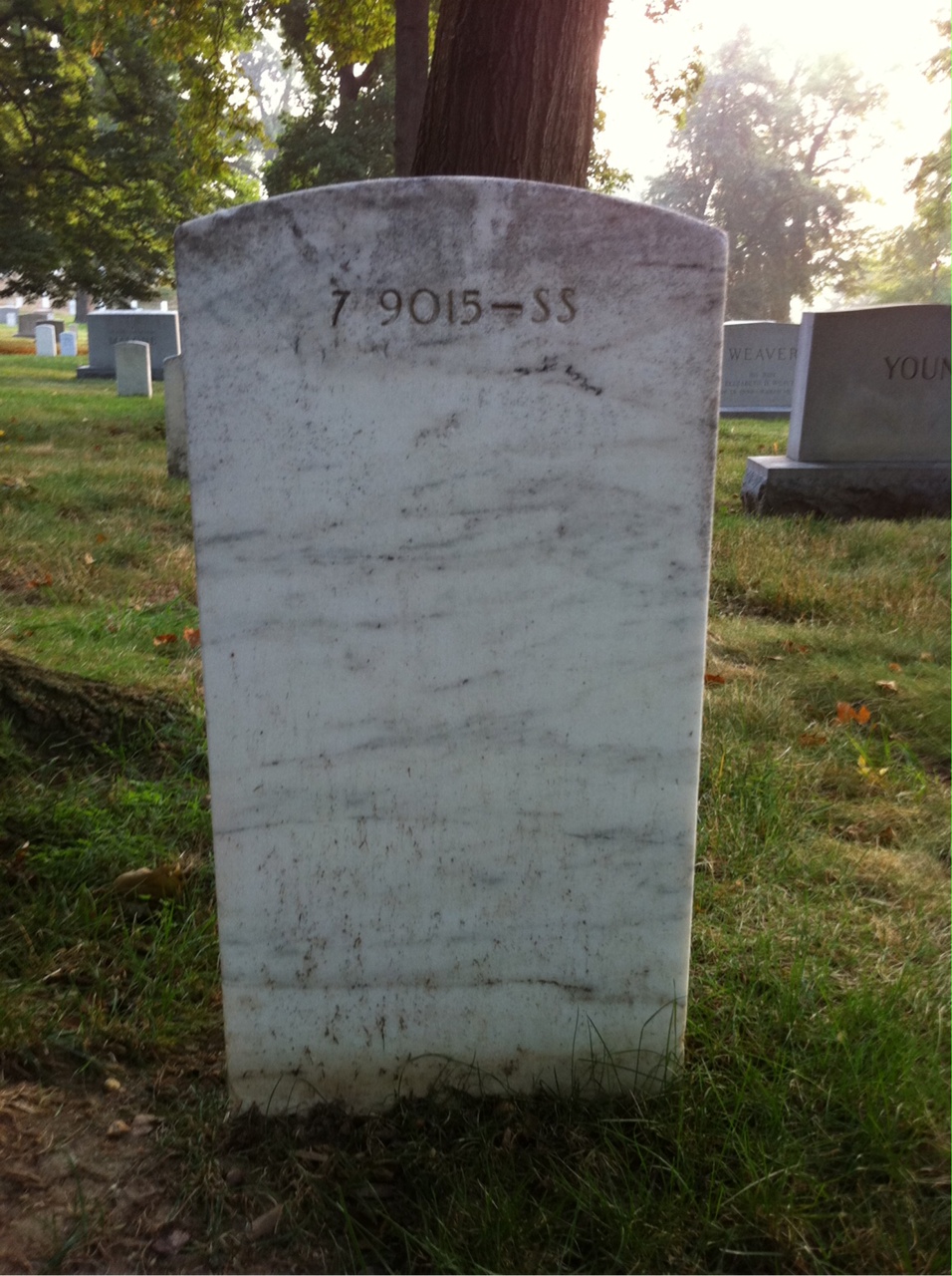 Headstone of Ralph Warren French