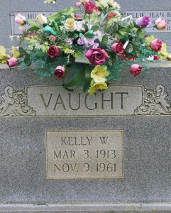 Headstone of Kelly Wilson Vaught
