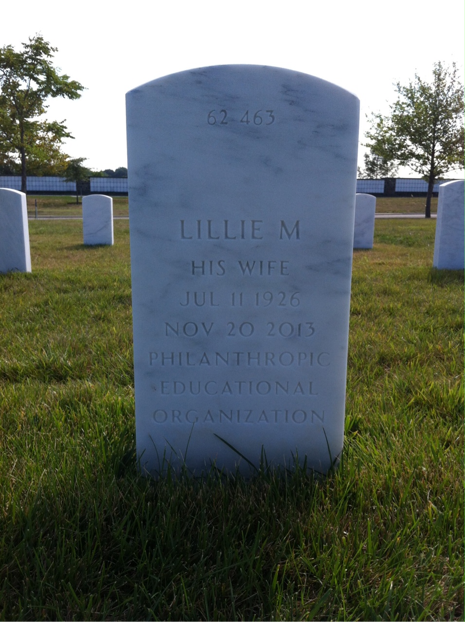 Headstone shared by 2 interments, including Robert W Gewinner
