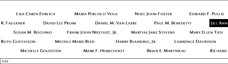 Panel S-62, South Pool, National September 11 Memorial