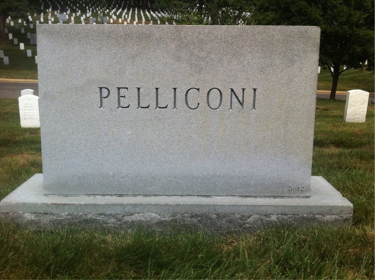 Headstone of Margaret J Pelliconi