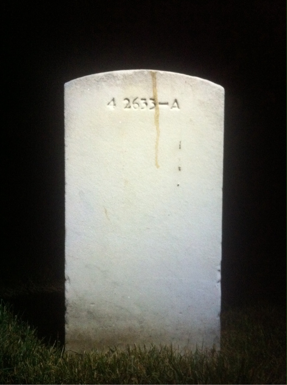 Headstone of Jane T Christie