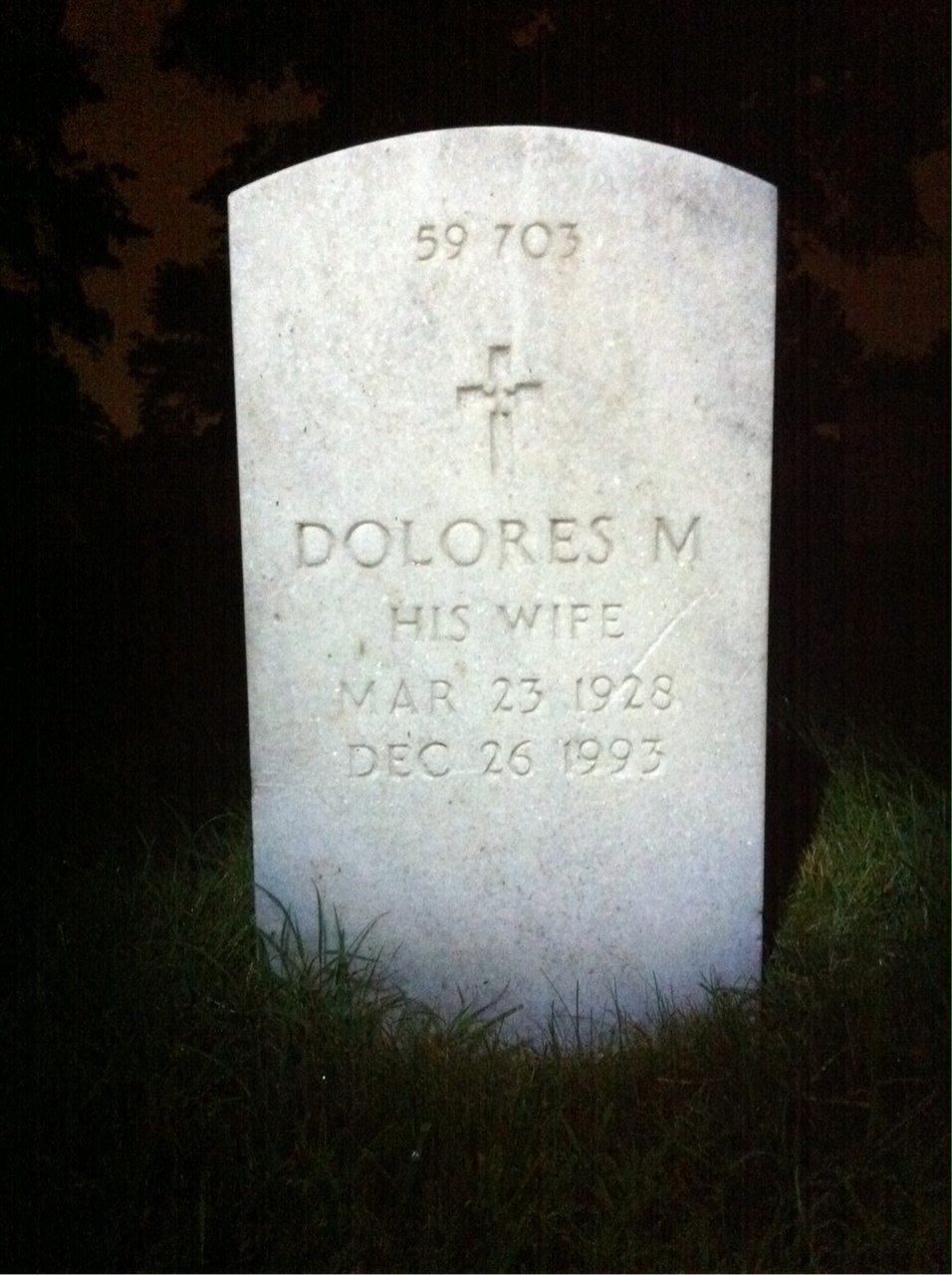 Headstone shared by 2 interments, including Culbreth O Inman
