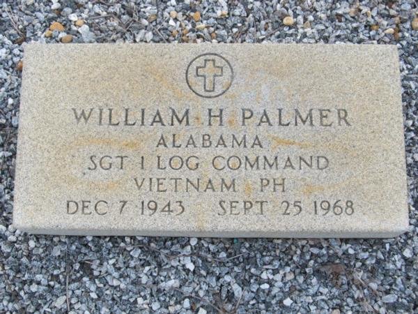 Headstone of William Herschell Palmer