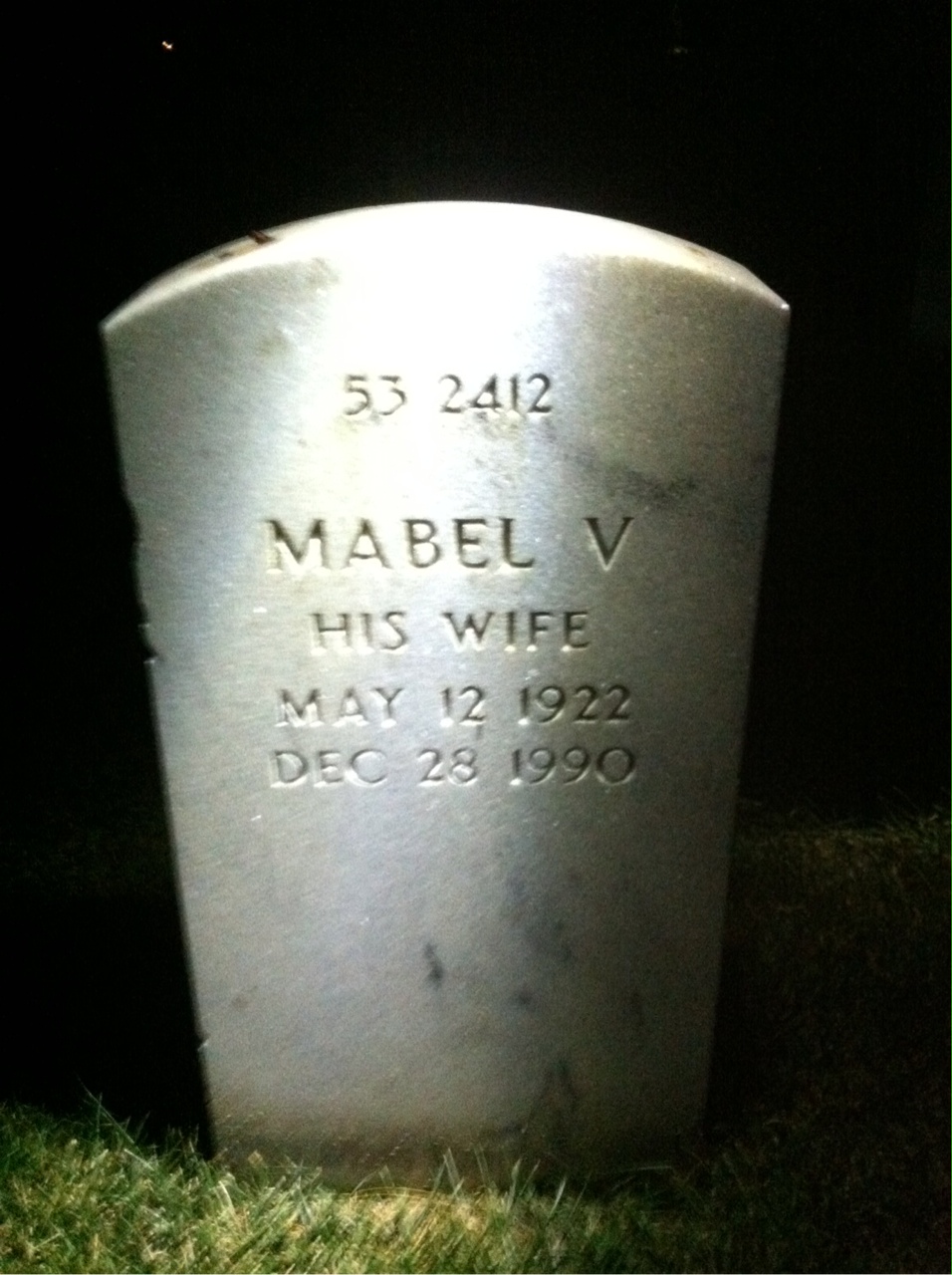 Headstone shared by 2 interments, including Richard Jackson