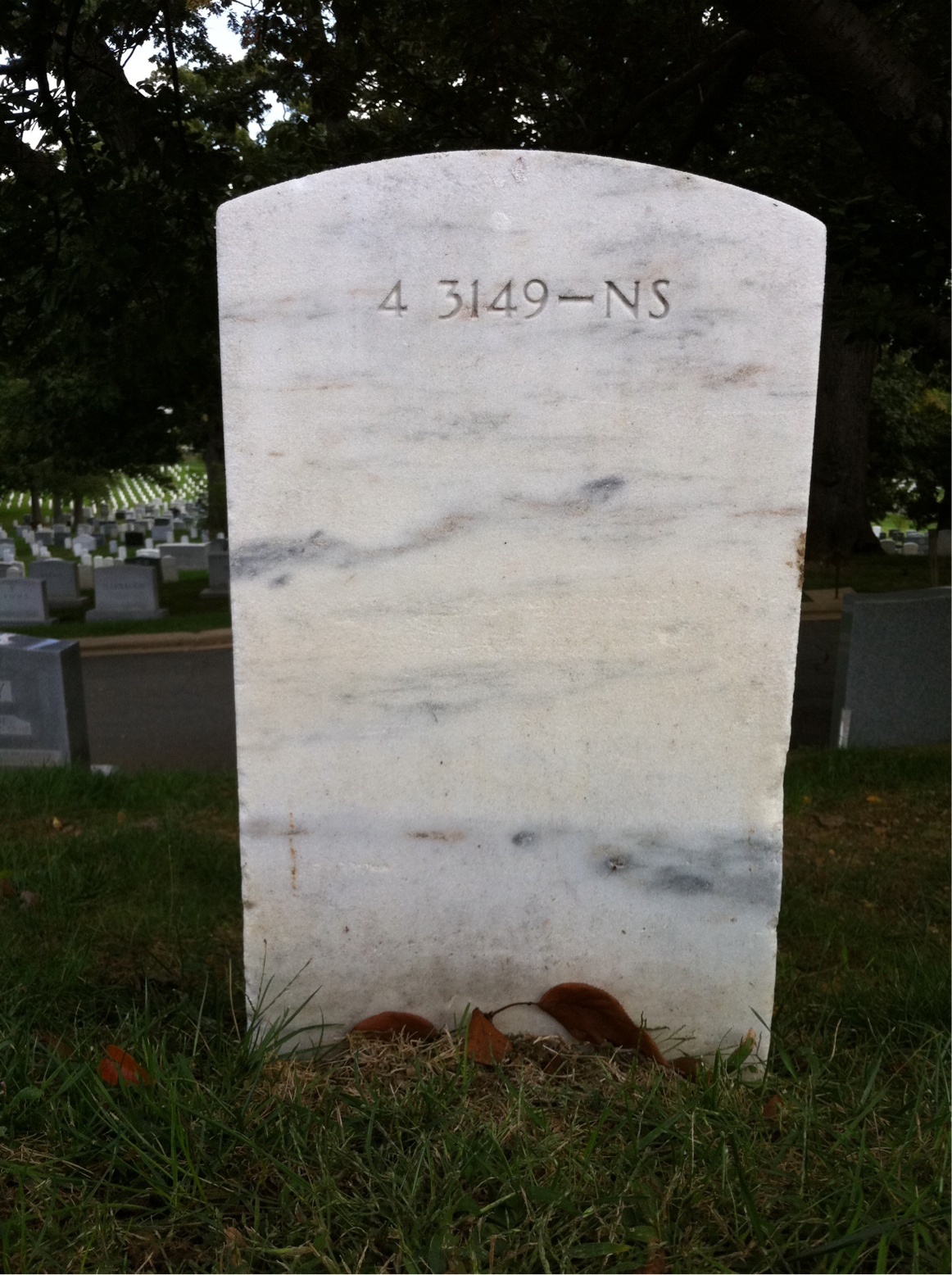 Headstone of Annie M Wilson