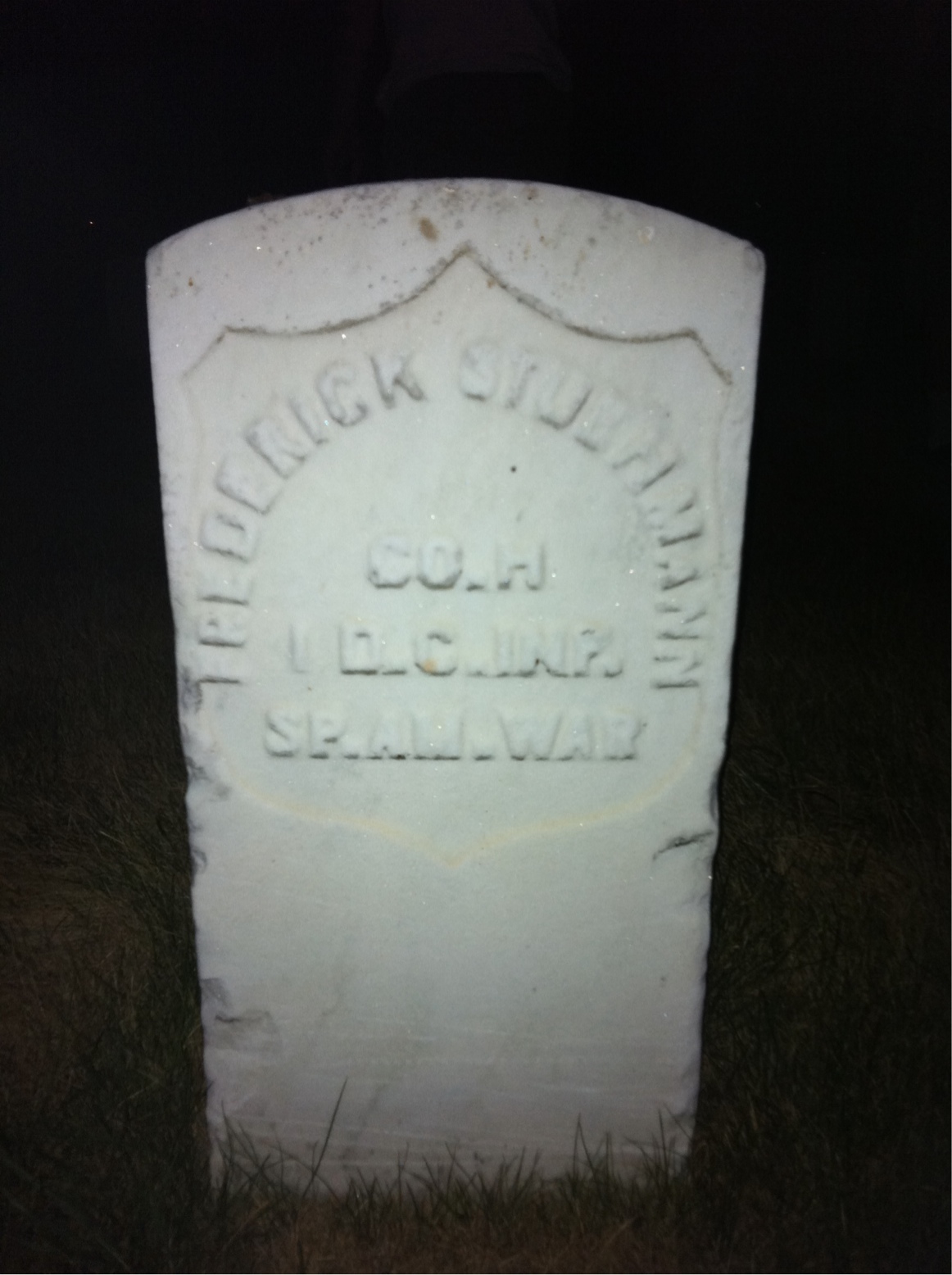 Headstone of Frederick Stuehmann