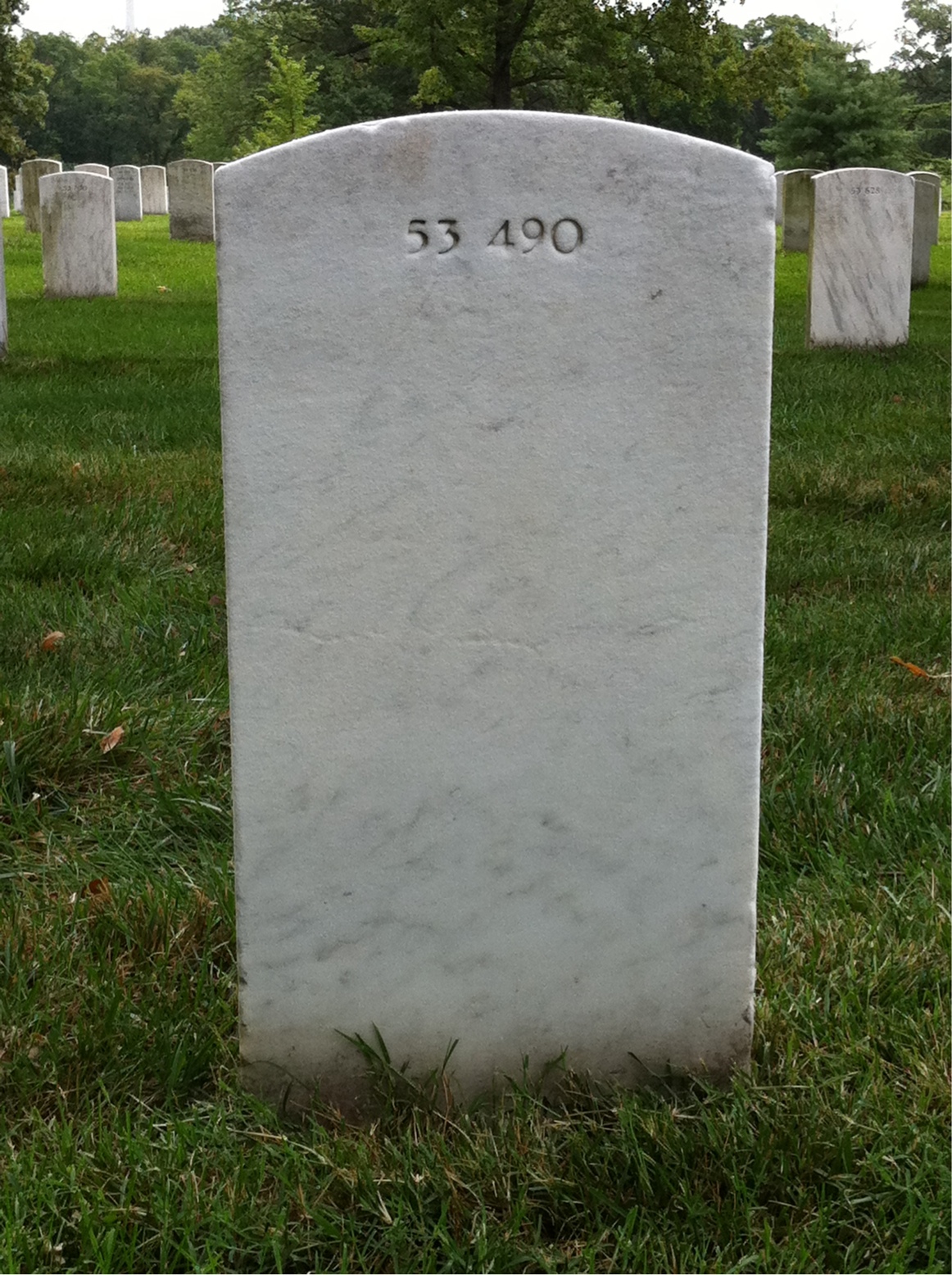 Headstone of E S Hancock