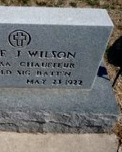 Headstone of Blaine James Wilson