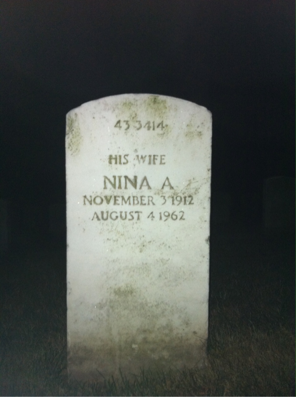 Headstone shared by 2 interments, including William A Dyer