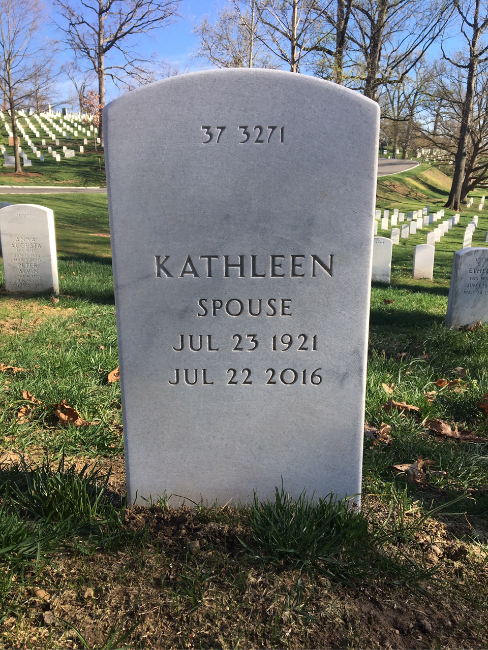 Headstone shared by 2 interments, including William Charles McCamy
