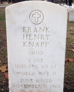 Headstone of Frank Henry Knapp