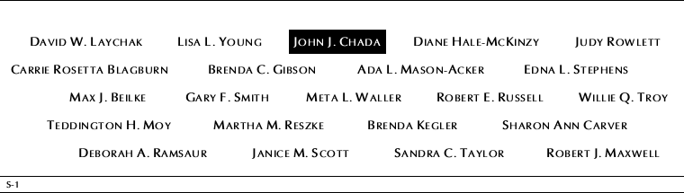 Panel S-1, South Pool, National September 11 Memorial