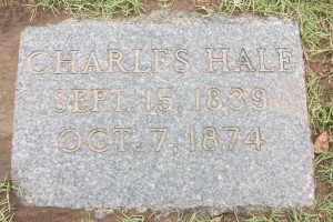 Headstone of Charles Hale