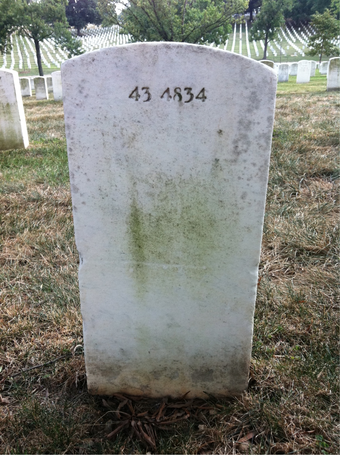 Headstone of James H Anderson