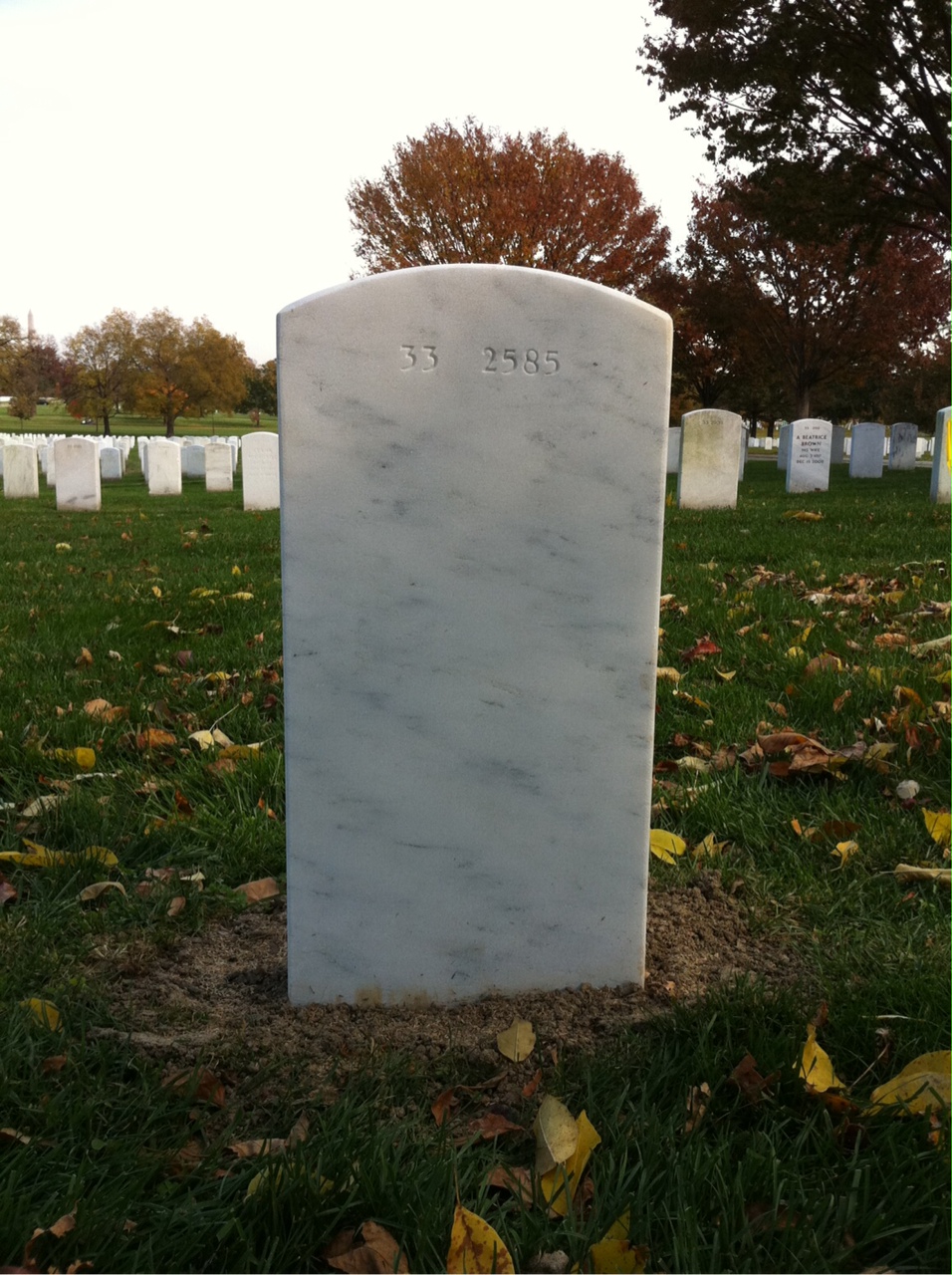 Headstone of Donald Joseph Brereton