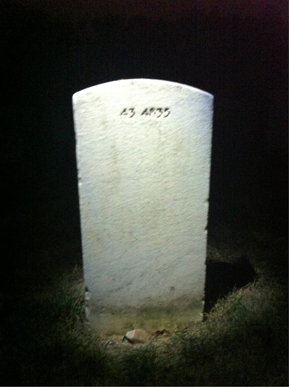 Headstone of James H Foman