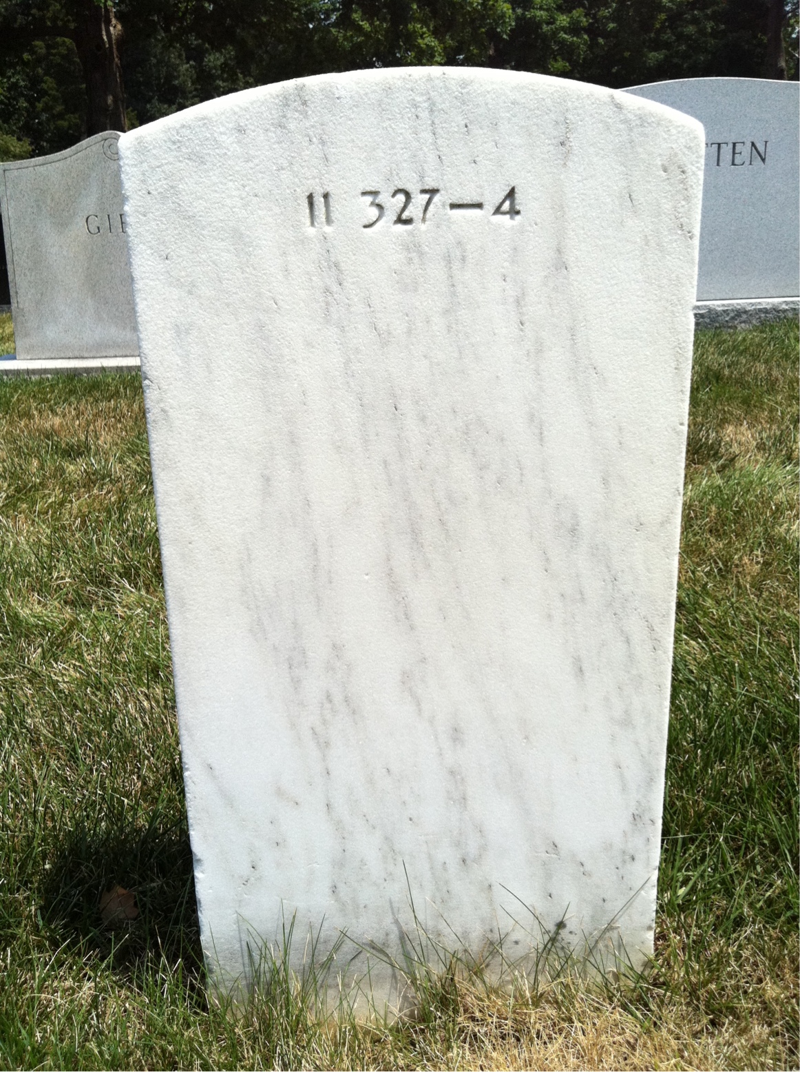 Headstone of Edward V Milholland Jr.